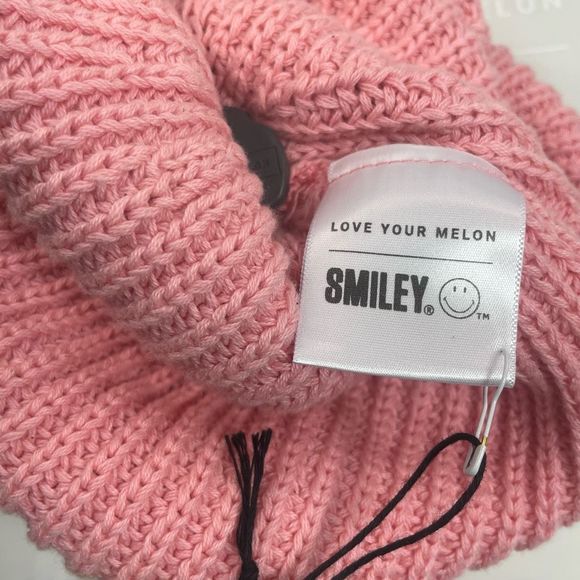 BNIP Love Your Melon Smiley Pom beanie toboggan - Picture 7 of 10